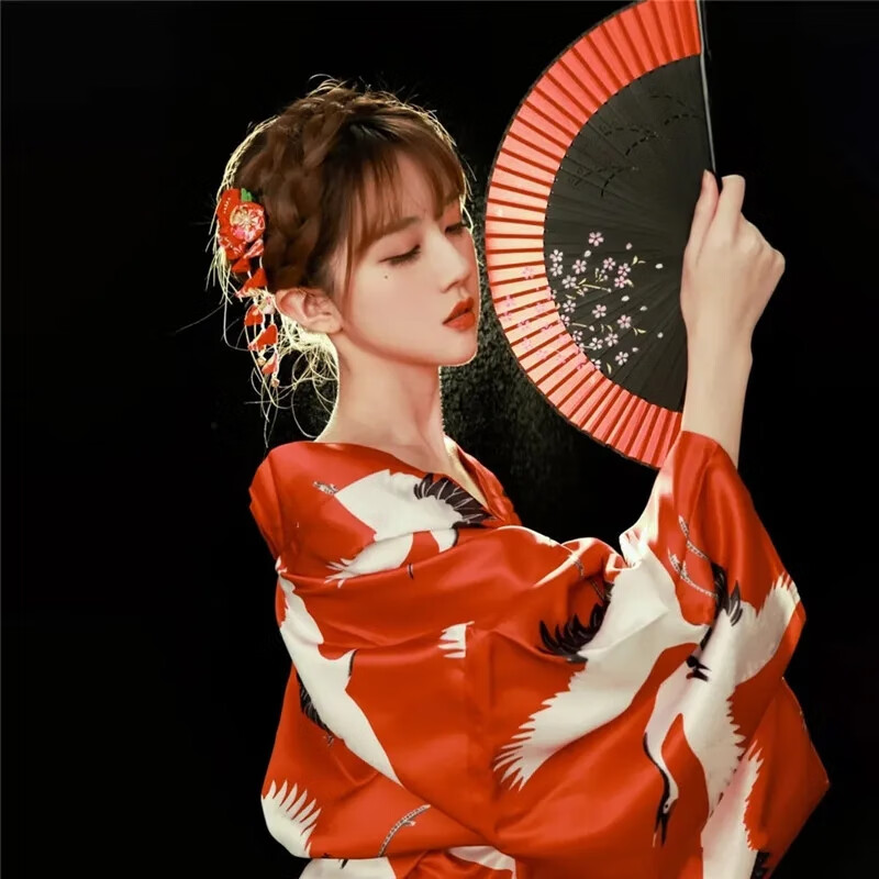 妲菲妮神明少女日式和服弓箭魏晋风白色影楼古装女可以穿着上班的汉服