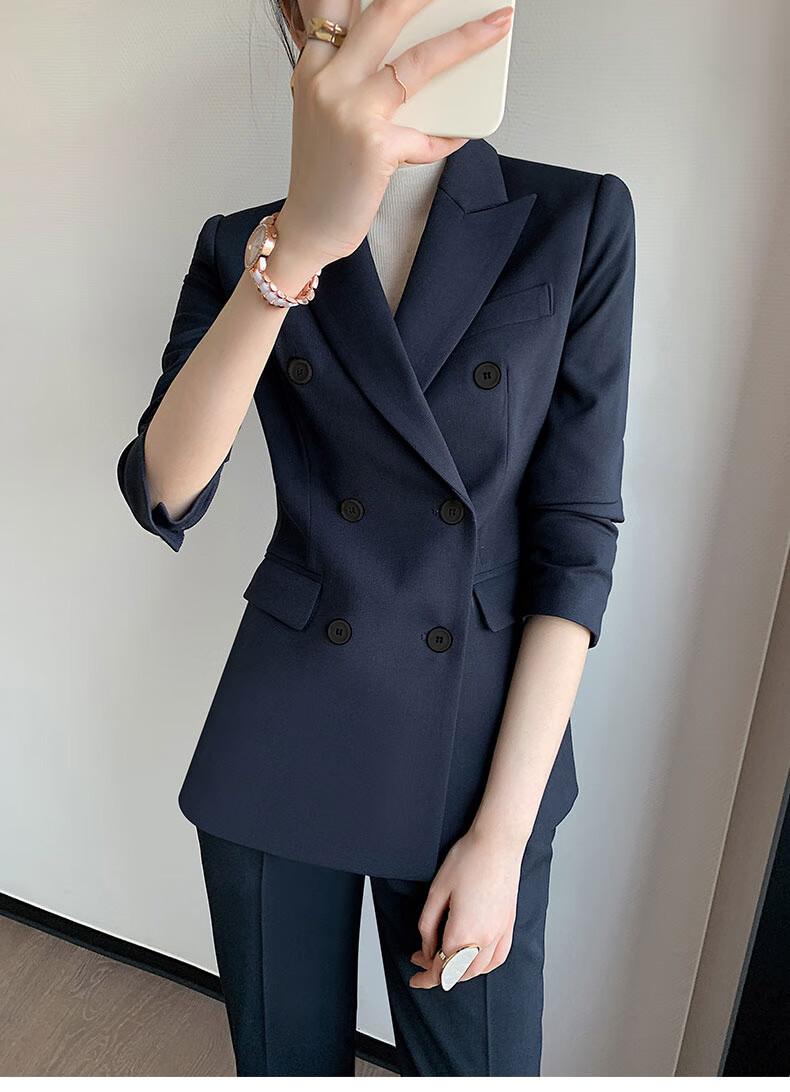 藏青色西装 裤子(错码留言) s【图片 价格 品牌 报价】-京东