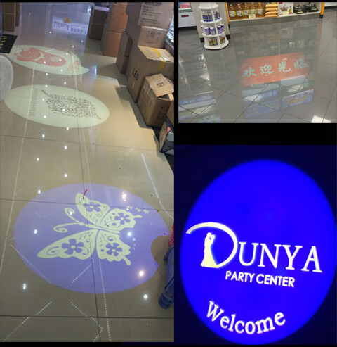 广告射灯logo投影灯广告投影灯 灯片logo灯定制门店图案激光射字招牌