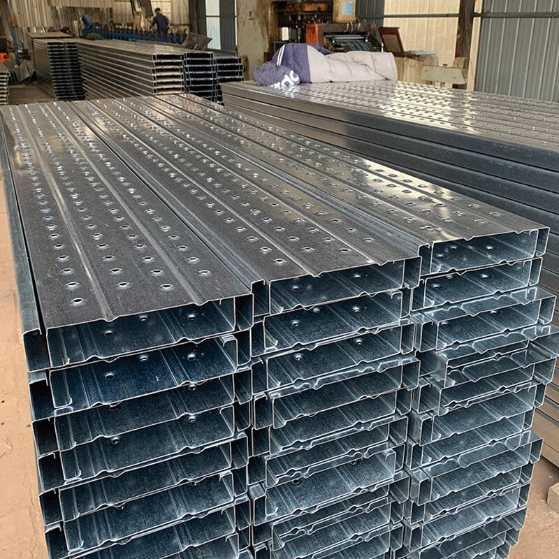 钢跳板3米热镀锌钢跳板2米建筑工地脚手架踏板钢架板4m外架钢跳板