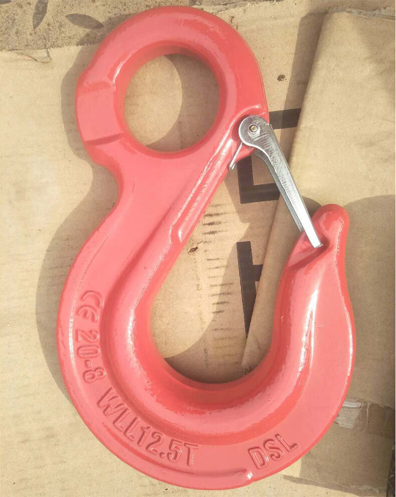 大开口吊钩旋转钩钢管钩羊角钩吊环货钩吊车行车挂钩吊装定制旋转钩5