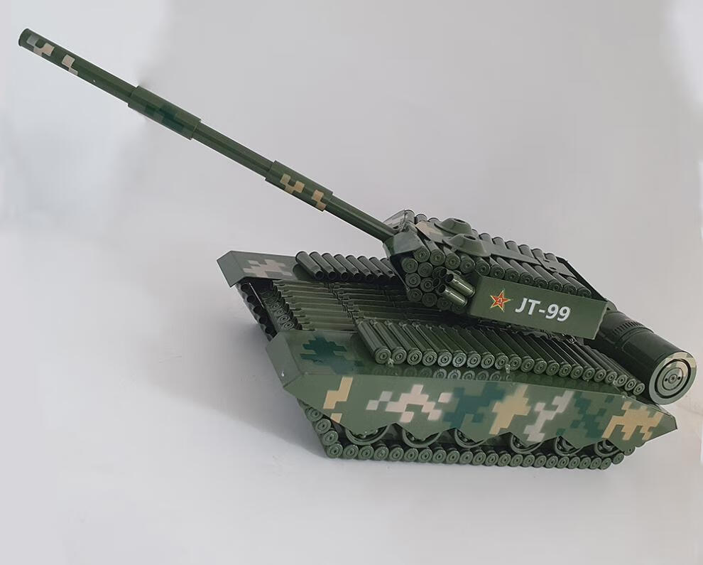 子弹壳工艺品摆件壳工艺品飞机焊接模型0395粘99主战坦克手工制作摆件