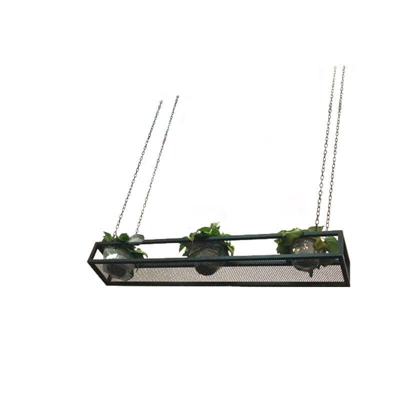 吧台吊架酒吧吊架铁艺工业风悬挂花架多功能置物架倒挂酒杯架酒吧餐厅