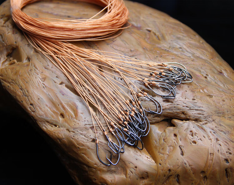 钓甲鱼排钩串钩甲鱼钩鳖钩鲶鱼黄鳝鳗鱼钩 歪头钩子线单钩定制 中号0.