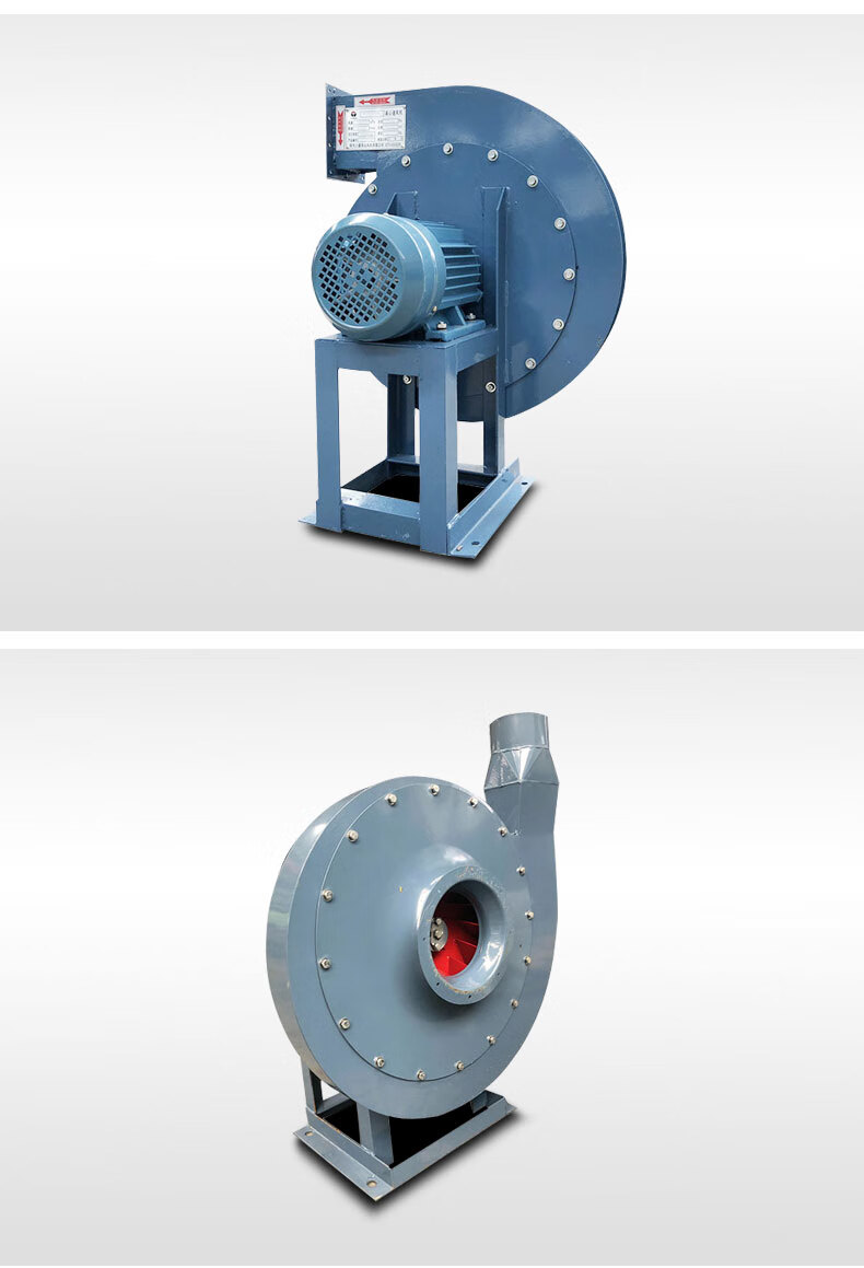 适用91926系列高压离心风机工业引风鼓风强力管道送风耐高温排风机