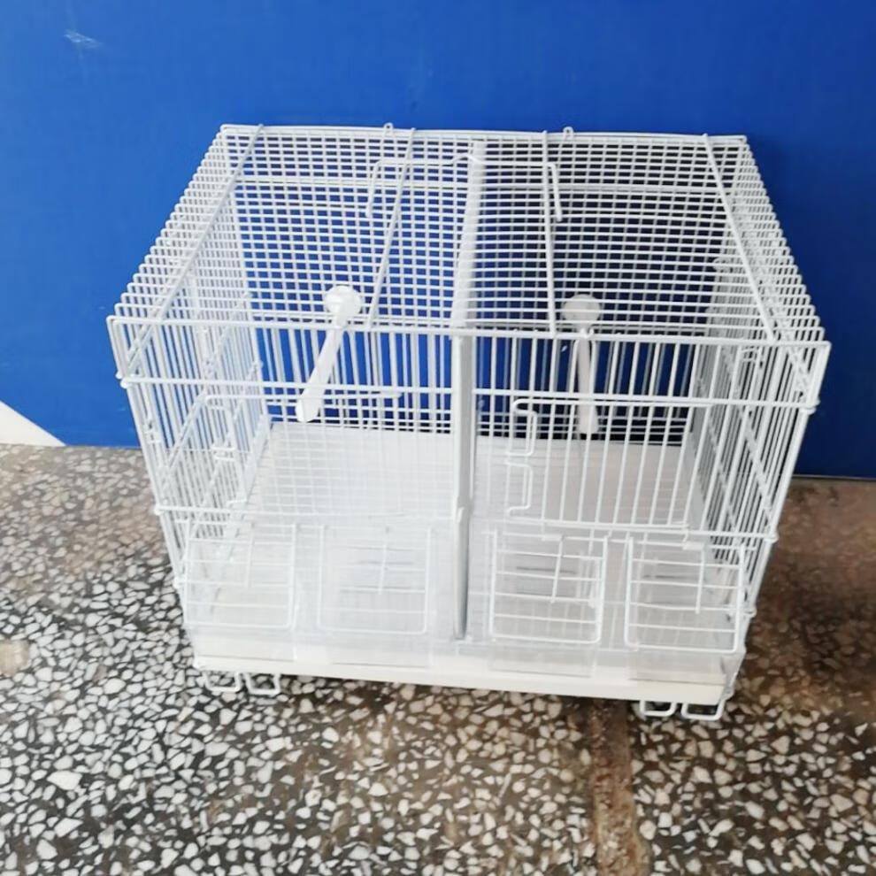 蕴沐磐萌萌哒隔断繁殖笼带隔断隔板400群鸟笼繁殖笼虎皮鹦鹉笼铁丝