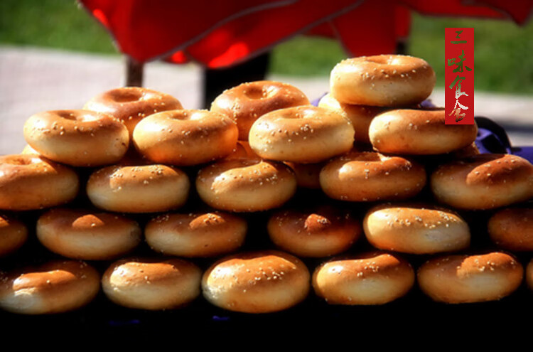 新疆窝窝芝麻馕外脆内软传统美食独立包装5个传统糕点窝窝馕5个