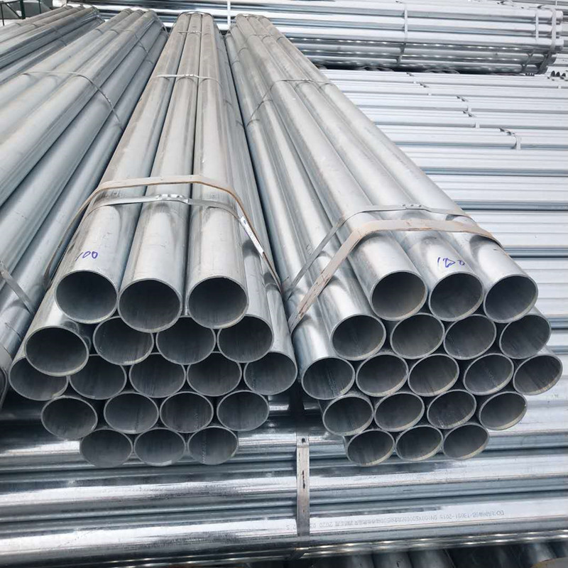 15寸镀锌管空心圆管q235b热镀锌钢管dn40套丝下水管均可零售切割