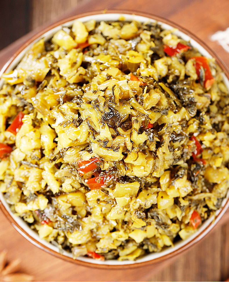 雪菜雪里红蕻下饭咸菜小袋装整箱10斤商用正宗酱腌菜菜 雪菜整箱(248g