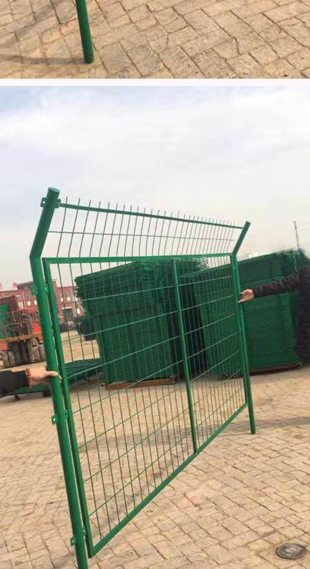 铁丝网围栏高速公路护栏网双边丝铁丝网果园栅栏户外防护隔离围网养殖