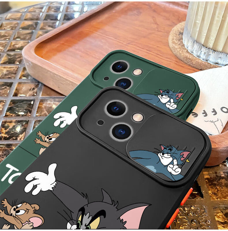 机智芽汤姆杰瑞iphone11镜头13promax全包12手机壳苹果xsxr硅胶保护套