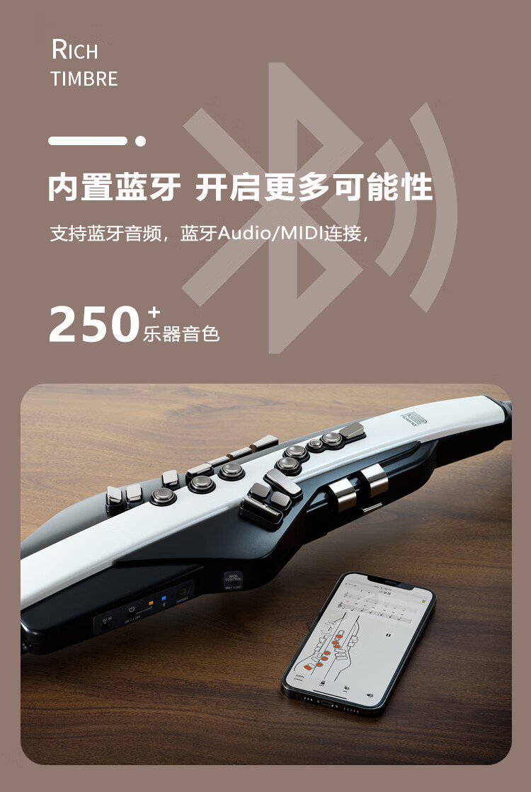 大全电子吹管电萨克斯ae30ae10定制款 罗兰ae30电吹管现货直发【图片