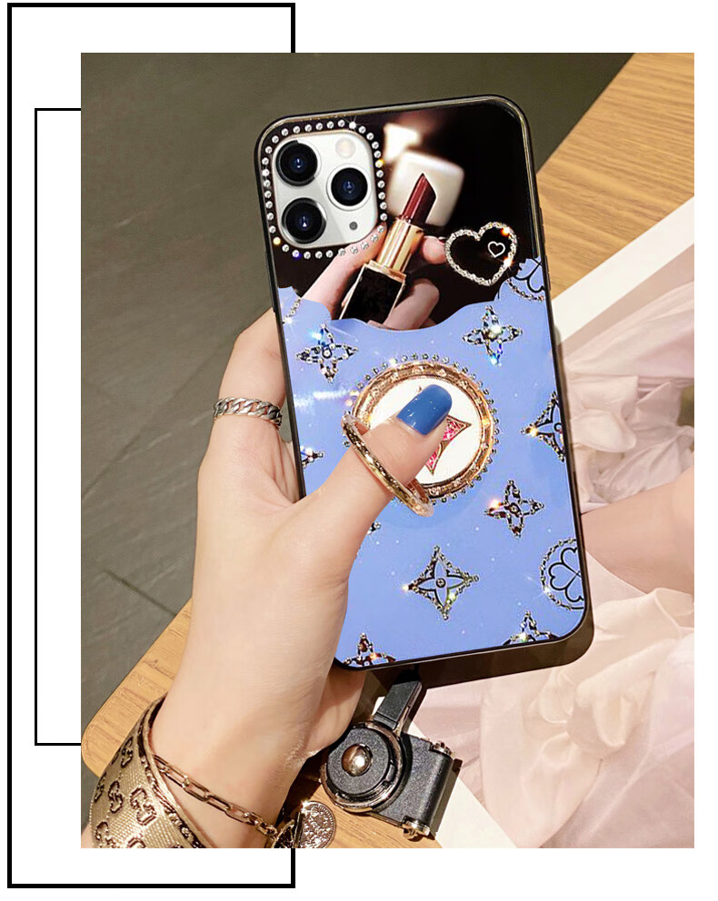 oppor11s手机壳补妆镜子网红女款r11plus个性防摔套r11抖音同款限量版