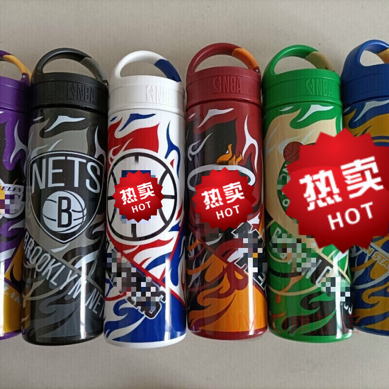 德克士nba水杯2022得意杯nba湖人勇士凯特尔篮网热火快船杯超人蓝色