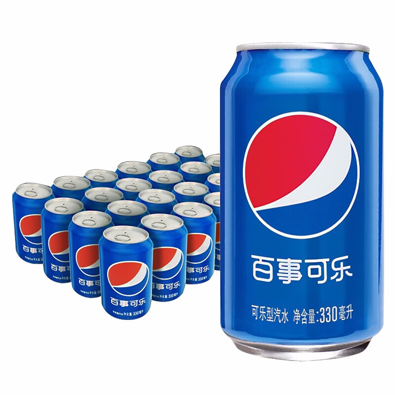 樱安娜pepsi汽水碳酸饮料听装330ml新日期团建聚餐家庭聚会公司百事