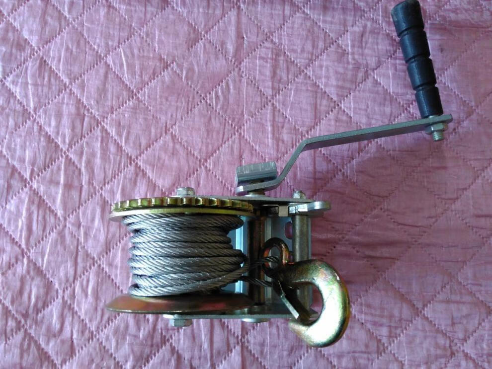 慕帆mufan钢丝绳手动器手摇绞盘手动绞盘手动绞盘紧线器绞盘1000