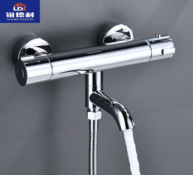 九玫王全铜暗装恒温阀花洒龙头热水器太阳能冷热控温淋浴混水阀的b款