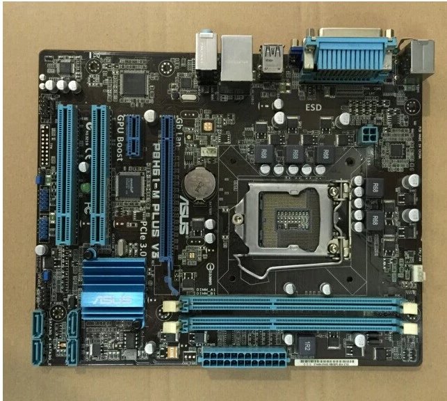 华硕(asus)asus/华硕p8h61-mplusv3h61主板1155针h61m-s2p秒z7 军绿色