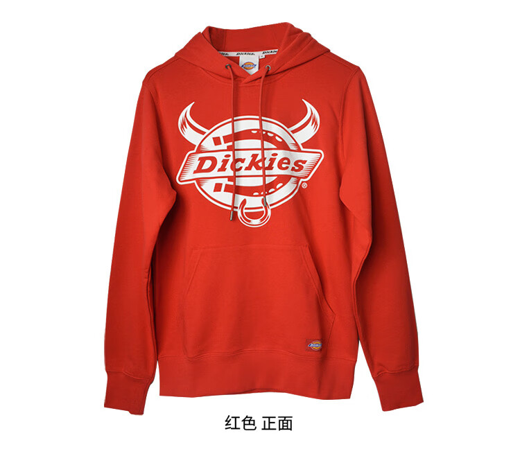 帝客(dickies)圣诞联名款dickies红色卫衣男2022本命年情侣加绒休闲