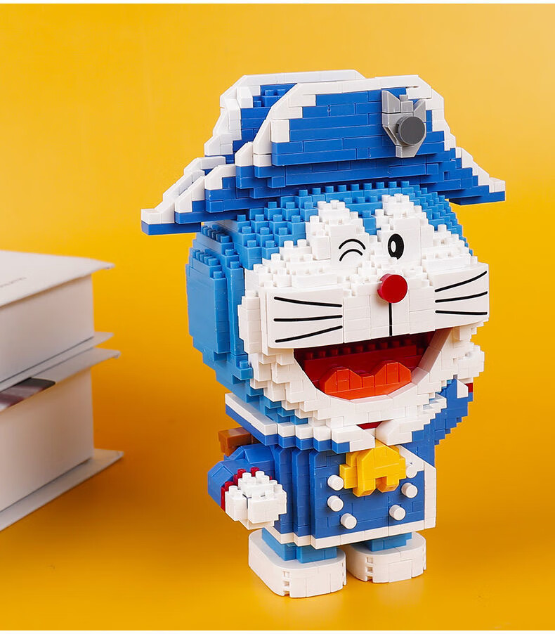 乐高lego哆啦a梦积木机器猫小颗粒拼装女孩系列叮当猫成人高难度