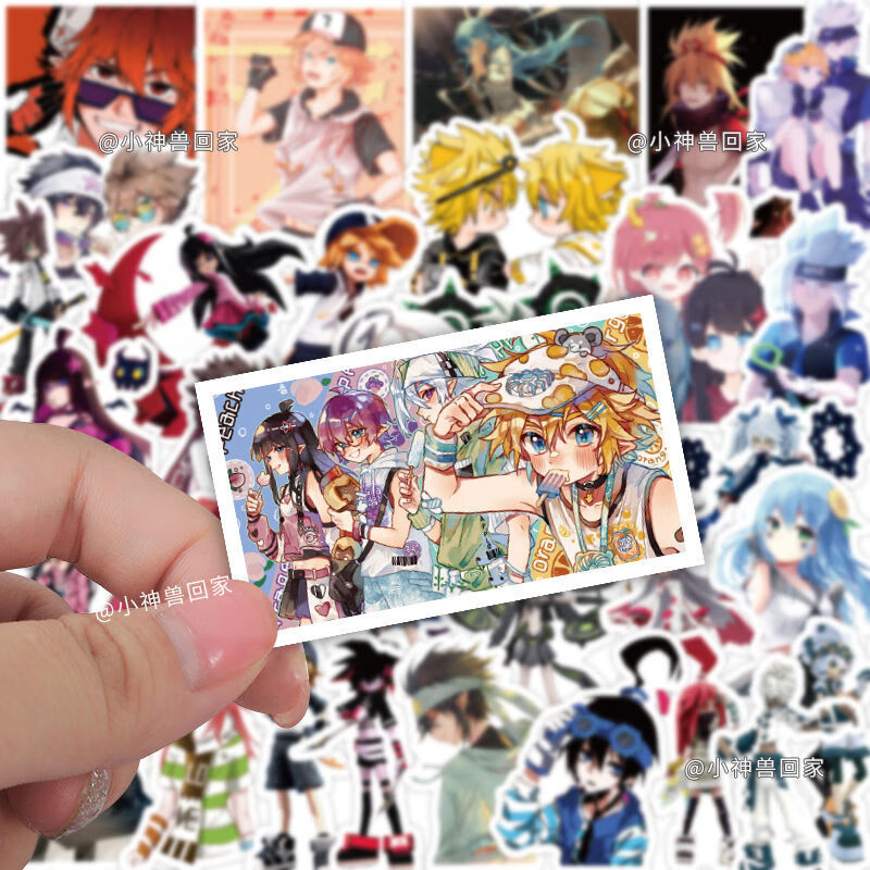 110张凹凸世界动漫手账贴纸安迷修嘉德罗斯格瑞创意装饰防水贴纸者自