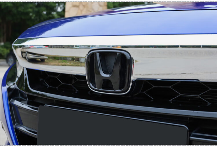 适用于本田十代思域十一代思域车标贴十代雅阁红标黑车标改装装饰中网