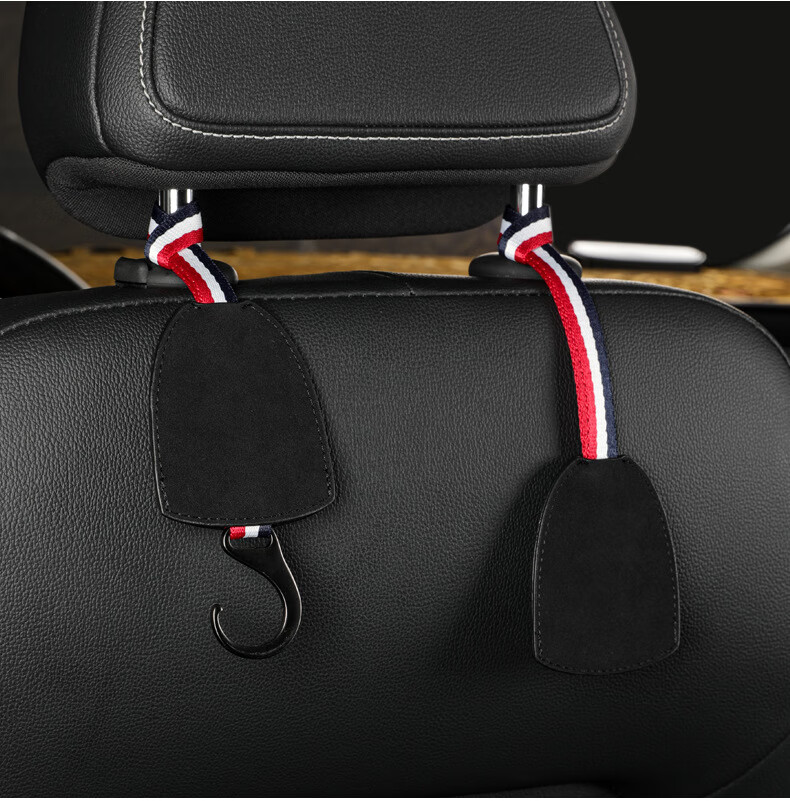 适用于汽车用挂钩隐藏式车载挂钩车内多功能座椅背挂钩车内用品翻毛皮