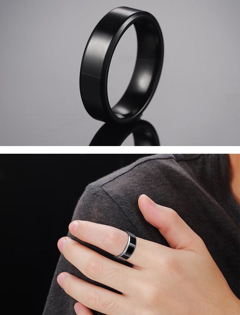 精选好礼单身时尚日韩版时尚钛钢男士尾戒小指单身戒指个性潮男指环