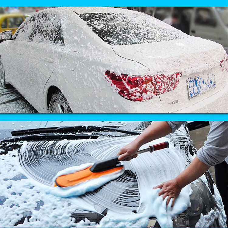 免擦拭自洁素泡沫小车摩托车大货车水蜡洗车液九用自动洗车机免擦拭