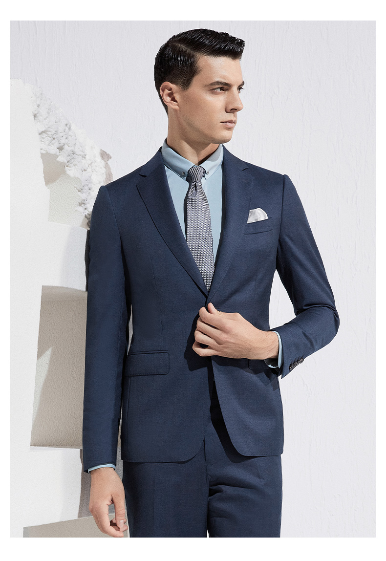 商场同款报喜鸟西装男外套单上衣2022春季新款商务正装西服男装羊毛