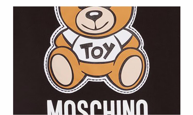 moschino 莫斯奇诺 男女童刺绣小熊图案短袖t恤 红色 hwm029 lba00