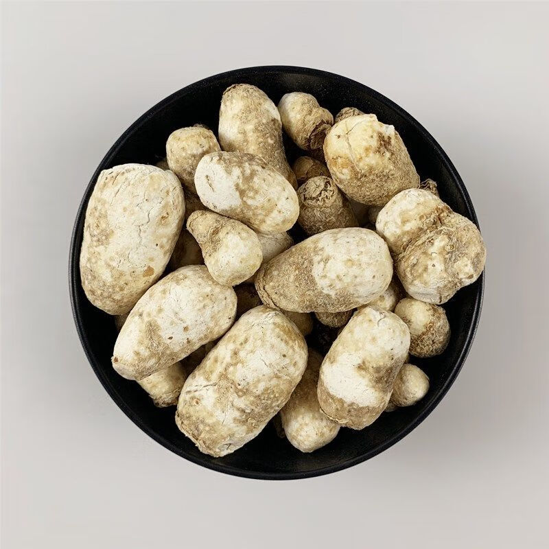 北京同仁堂中药材制白附禹白附整个白香附子去皮蒸 熟附片 炮附片制