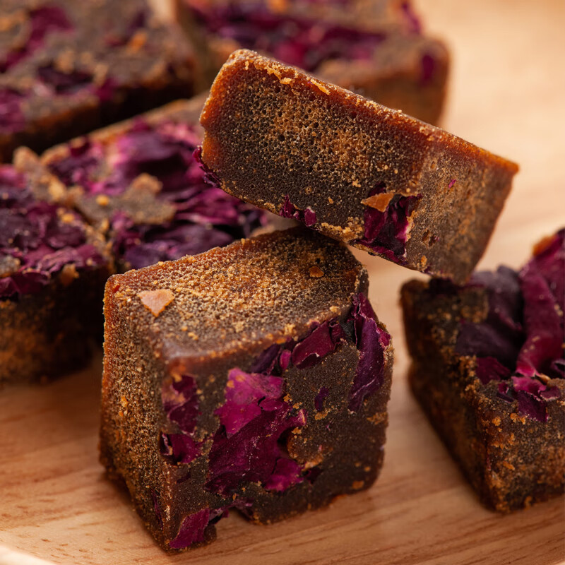 云南正宗古法纯手工甘蔗糖玫瑰红糖块