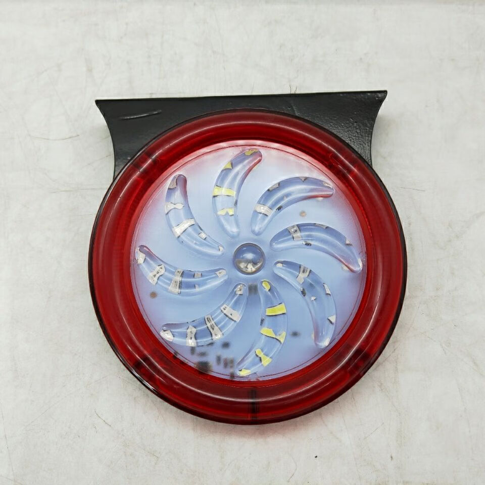 货车后尾灯24v爆闪警示防水雾灯6d风火轮挂车超亮led防追尾灯6d风火轮