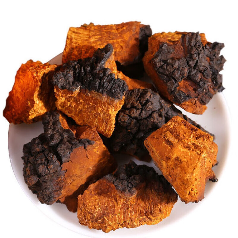 华树树茸 500g/袋 桦树茸俄罗斯桦褐孔菌桦树泪白桦茸养生 一斤礼盒