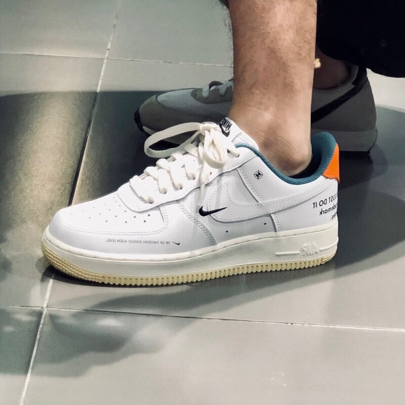 耐克nike air force 1 le af1男子空军一号小ow双钩解构运动鞋 dm0970