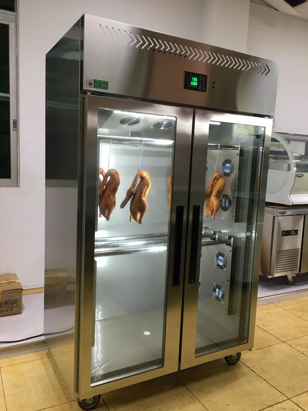 (京东好货)全国联保新款风冷晾鸭柜凉烤鸭风干柜烧鸭胚烧腊鸡鹅保鲜吹