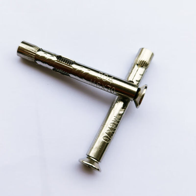 304不锈钢十字沉头内膨胀螺丝顶爆拉爆断桥铝门窗安装螺丝m6加长 m6*