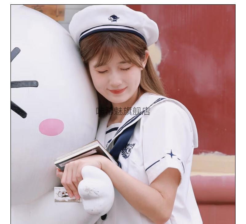 贝雷帽jk木村叔dk日系枝慧水手服搭配jk贝雷帽海军帽百搭八角帽画家帽