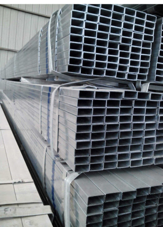 千石镀锌方管矩形管镀锌钢带管冷镀锌方管方铁方通方钢空心c型钢5050