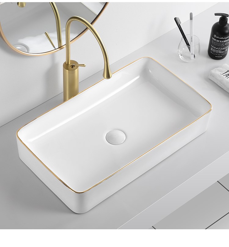 上盆圆形陶瓷台盆卫生间洗脸盆小户型洗面盆家 a款盆 下水【图片 价格