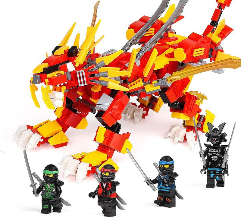 乐高lego2021年新品幻影忍者系列积木神龙男孩子拼装巨龙儿童玩具新年