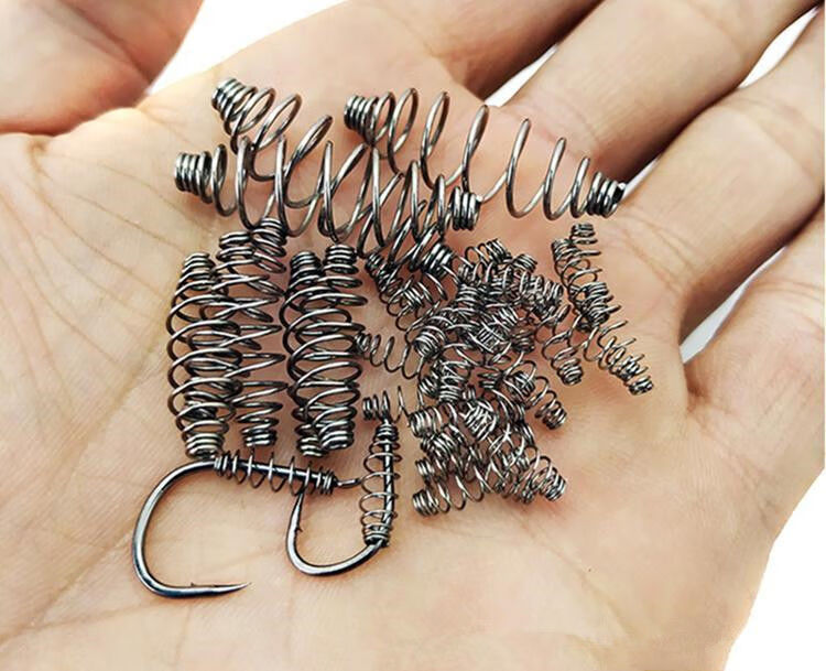 u超小钓组用弹簧钩小爆炸钩钓鲢鳙托饵器花鲢钓组钓鱼配件渔具用品音