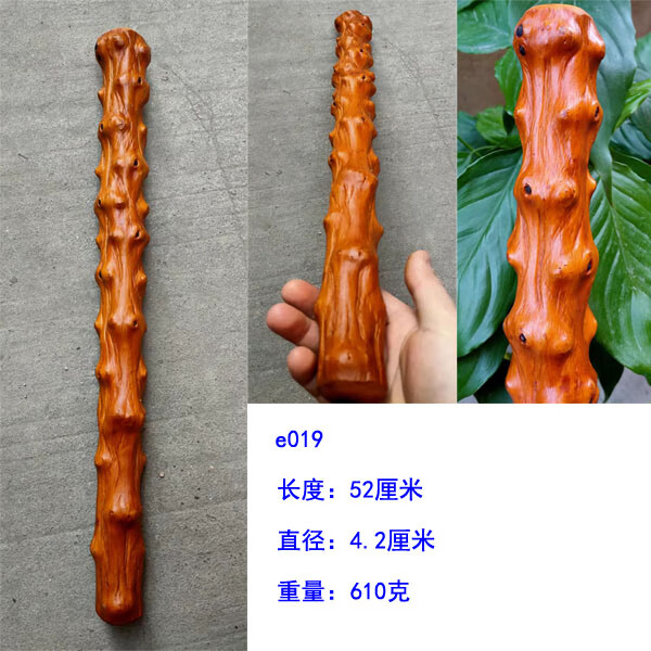 云南对节木短棍手工原木棍个性手把件精品文玩摆件疙瘩棍按摩把玩黑色