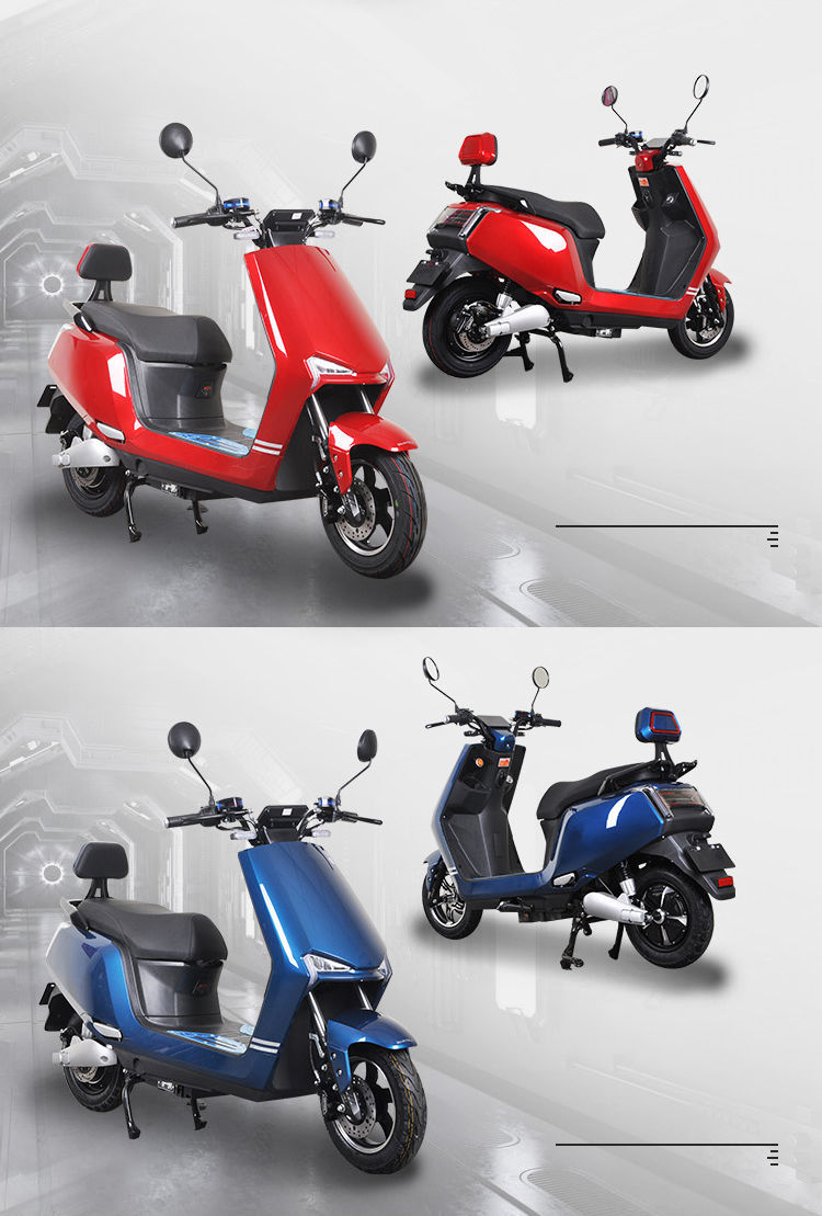 大牛电动车大金牛电瓶车男女72v长跑王可上牌电动摩托车顶配版白色