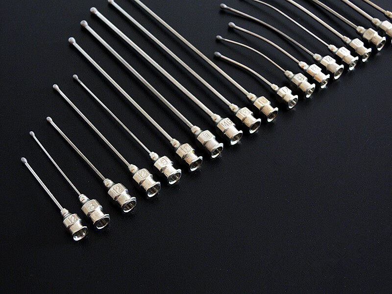 小鼠灌胃针大鼠不锈钢灌胃器6号7号8号9号12号16号18号20号16号11cm弯