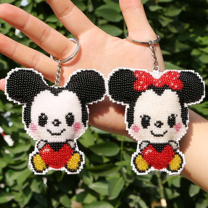 十字绣钥匙扣 2020新品十字绣挂件自己绣珠绣钥匙扣车