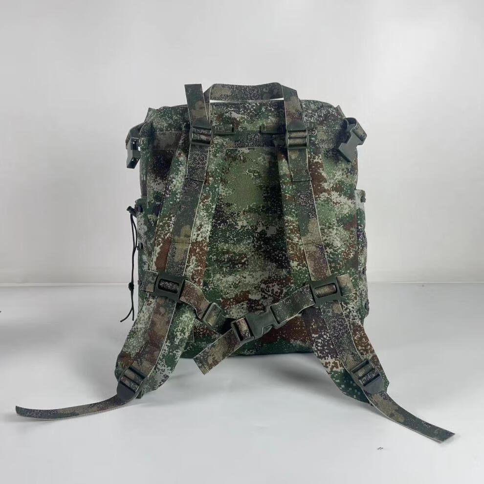 筠蒽鑫06作训包户外登山战术双肩背包战斗单人携行具背囊 星林地 25寸