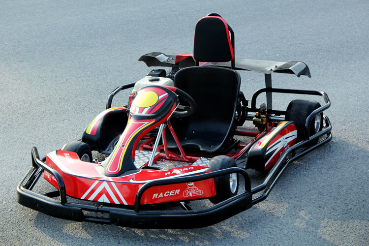 单人f1场地卡丁车4轮电动儿童成人竞技四轮漂移车汽油双人摩托车 双人