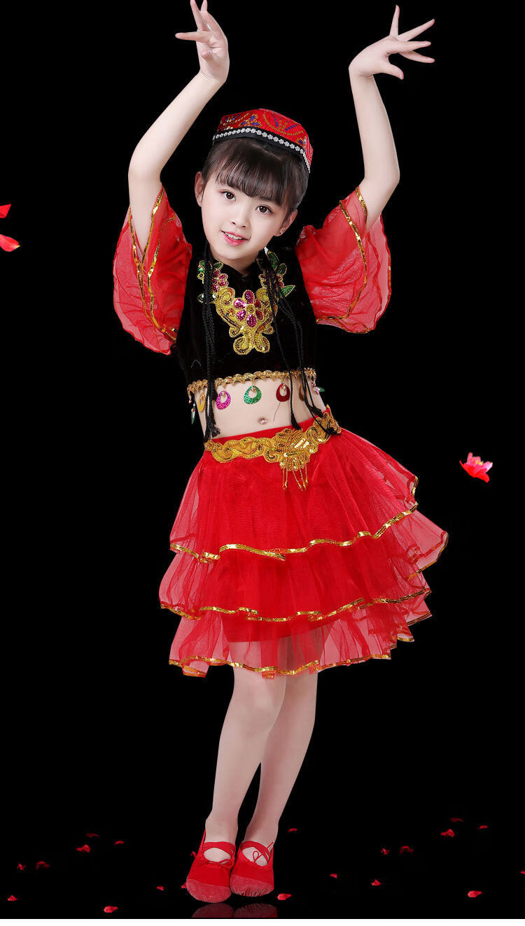 民族服装儿童少数民族女童六一儿童装幼儿园舞蹈服男童女童三月三表演